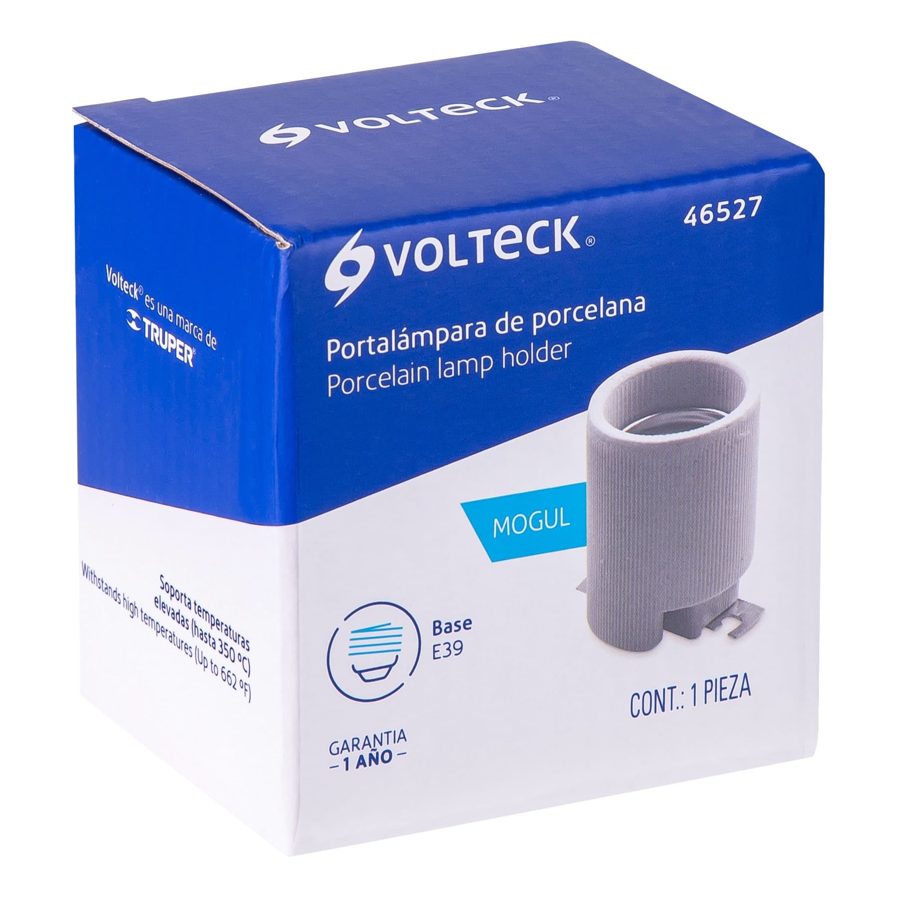 Portal Mpara De Porcelana Base Tipo Mogul E Volteck Volteck