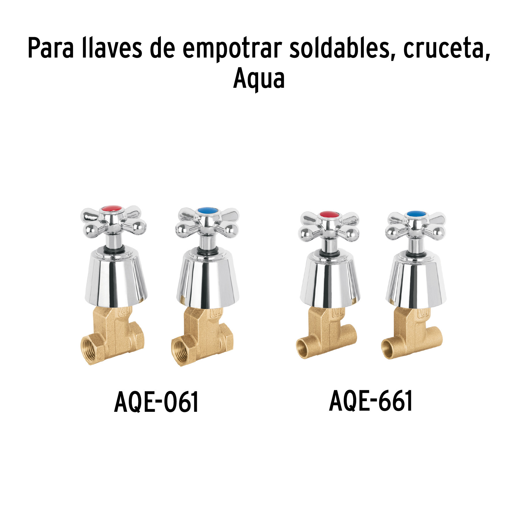 Juego De Manerales De Cruceta Para Regadera Cromo Oro Aqua Regaderas