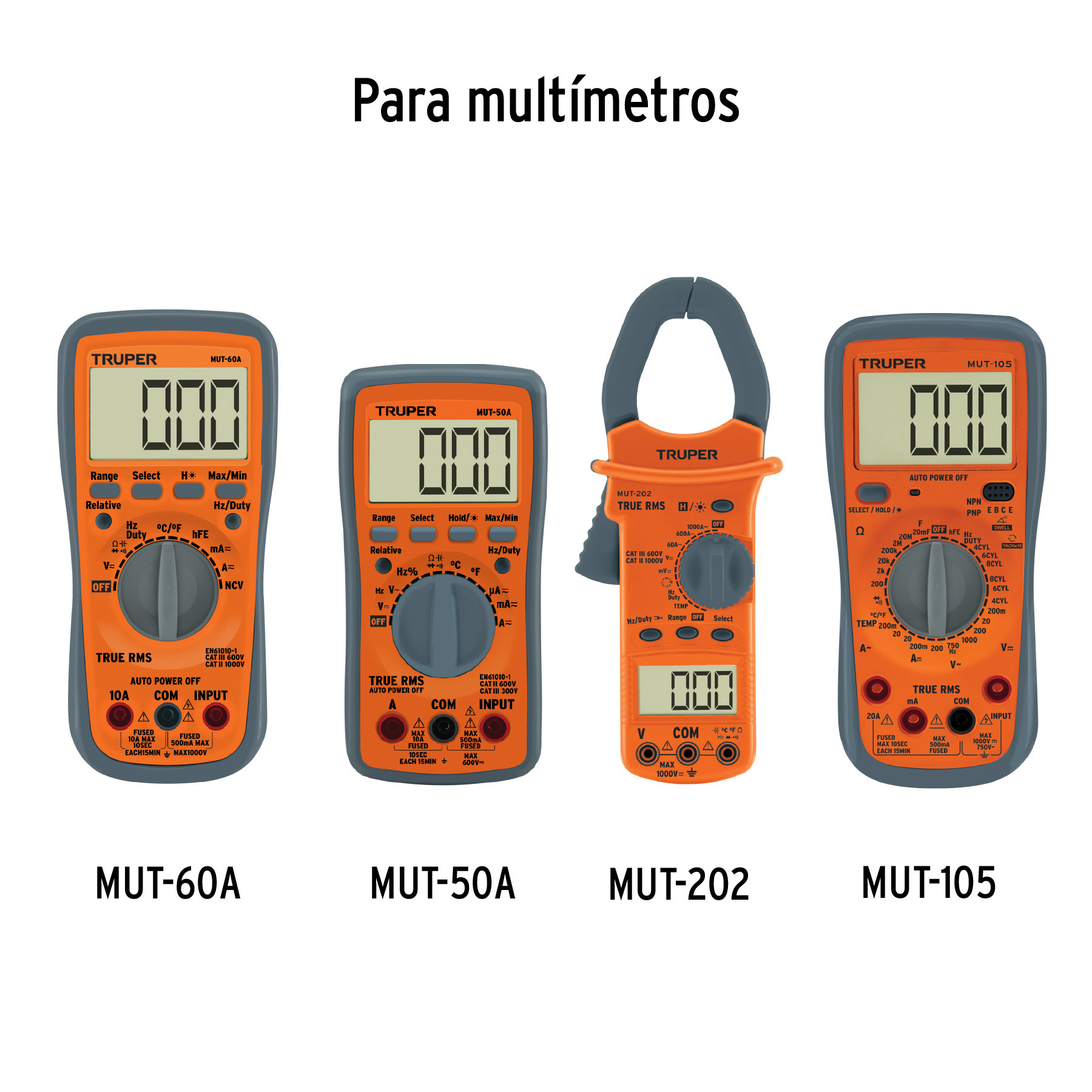 Juego De Cables De Prueba Para Mult Metro Truper Truper