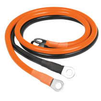 Cables pasa corriente 3.5 m, 350 A, 6 AWG, con funda, Expert 17544