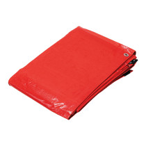 Lonas rojas, 110 g/m2, espesor de 0.14 mm, Pretul